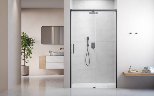 Drzwi prysznicowe Radaway Idea Brushed GunMetal DWJ 100 cm prawe