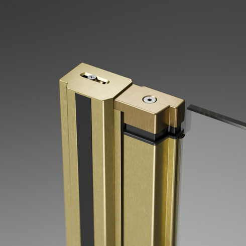 Kabina złota szczotkowana składana 80x100 Radaway Nes Brushed Gold KDD B