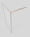 Kabina walk-in miedź 105 Radaway Modo F Brushed Copper II