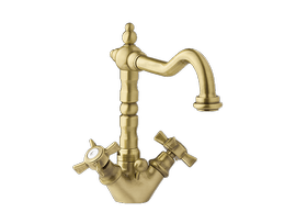 Bateria umywalkowa Vedo Victorian 2278V/BR brąz antyczny