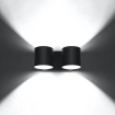 Kinkiet ORBIS 2 czarny
