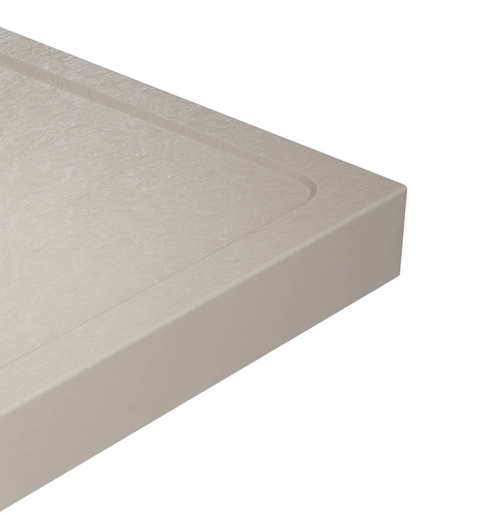 Brodzik akrylowy 100x80 Radaway Doros F Compact Stone kaszmirowy