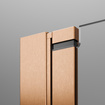 Kabina prysznicowa miedź Radaway Nes Brushed Copper KDJ I 80x75 lewa