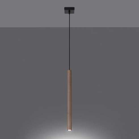 Lampa wisząca PASTELO 1 drewno