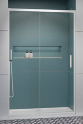 Drzwi prysznicowe 150 Radaway Idea White DWJ białe 387019-04-01L