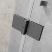 Kabina składana Radaway Nes Brushed GunMetal KDD B 90x100