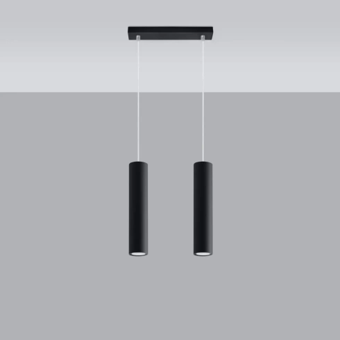 Lampa wisząca LAGOS 2 czarny