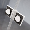 Kabina pięciokątna 80x80 biała Radaway Essenza Pro White PTJ prawa