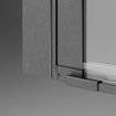 Kabina składana Radaway Nes Brushed GunMetal KDD B 90x100