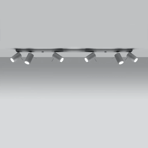 Plafon RING 6L szary