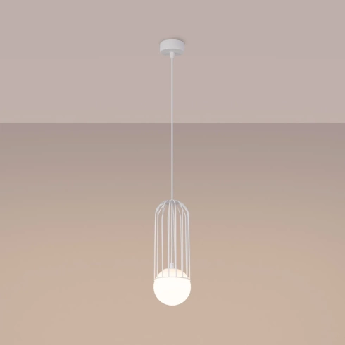 Lampa wisząca BRINA 1 biała