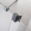 Drzwi prysznicowe 150 przesuwne Radaway Furo Brushed GunMetal DWD