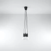 Lampa wisząca DIEGO 3 czarna