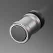 Kabina składana Radaway Nes Brushed Nickel KDD B 90x80