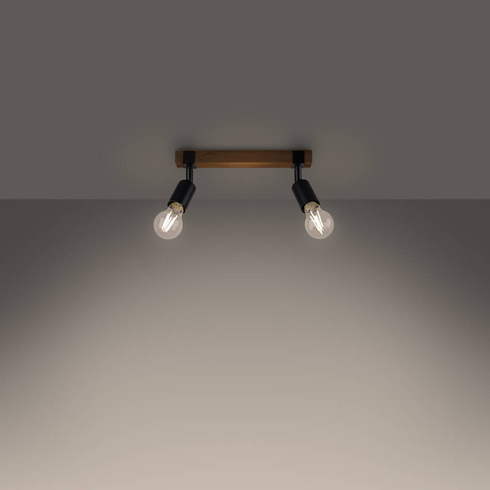 Plafon ZUCA 2 czarny