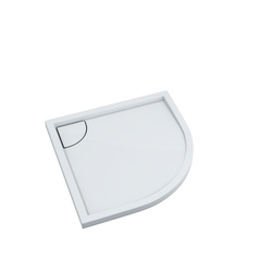 Brodzik kompozytowy Stabilsound Plus® Erida 100x100x5 cm R55, półokrągły