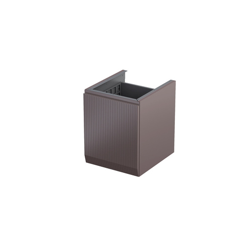 Szafka niska boczna Oristo Brylant Uni OR36-SN1S-40-21R mokka mat ryflowany  