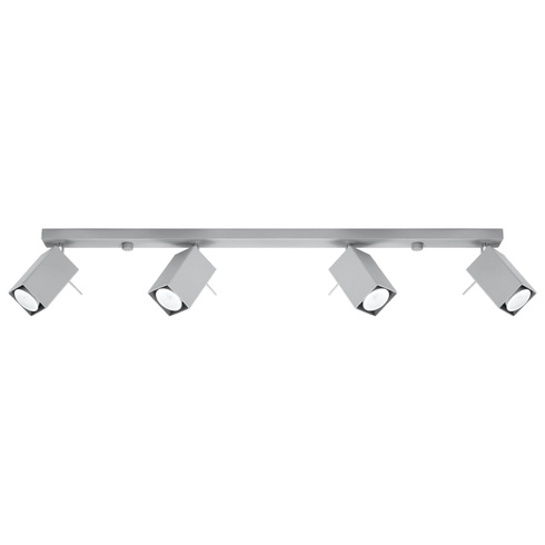 Plafon MERIDA 4L szary