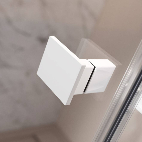 Kabina pięciokątna 80x80 biała Radaway Essenza Pro White PTJ prawa