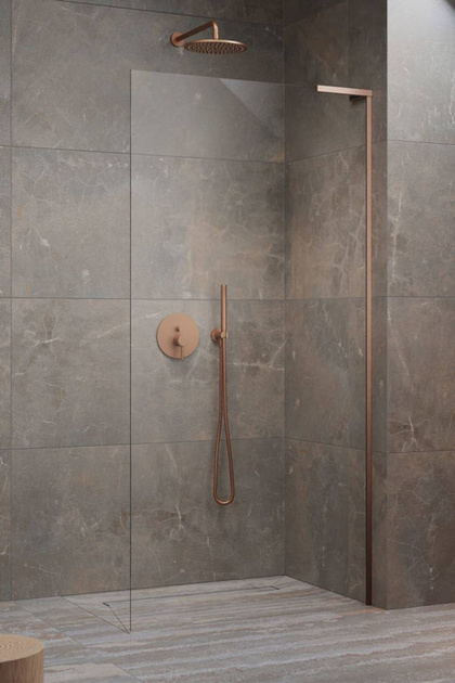 Kabina walk-in 70 Radaway Modo SL Brushed Copper II 10319074-93-01R 