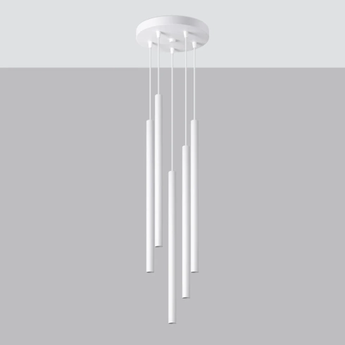 Lampa wisząca PASTELO 5P biała