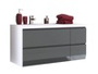 Grafit połysk \ Strona Lewa \ 125 cm