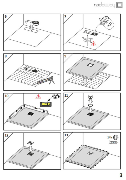 Brodzik pięciokątny konglomerat Radaway Kyntos PT kaszmirowy 80x80