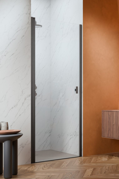 Drzwi szczotkowany gunmetal Radaway Nes Brushed GunMetal DWJ I 90 Lewe