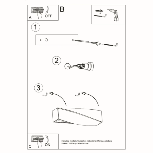 Kinkiet ceramiczny SIGMA MINI