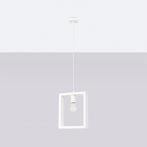 Lampa wisząca ARIES biała