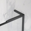 Kabina walk-in 60 Radaway Modo F SL Black II z czarną ramą prawa