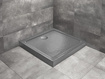 Brodzik kwadratowy 90x90 antracyt Radaway Doros C Compact Stone