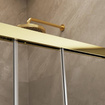 Kabina prysznicowa złota 120x75 Radaway Idea Gold KDD przesuwna