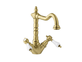 Bateria umywalkowa Vedo Etros 2152/BR brąz antyczny