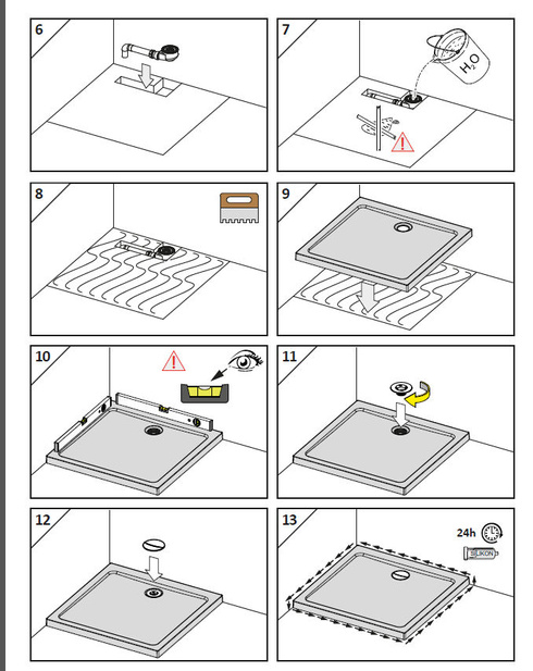 Brodzik akrylowy 90x80 Radaway Doros D Stone kaszmirowy