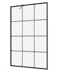 Parawan Radaway Idea Black PNJ II Factory 90 czarny 10001090-54-55