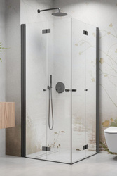 Kabina składana Radaway Nes Brushed GunMetal KDD B 90x100