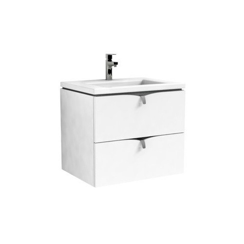 Szafka pod umywalkę blat 60 Oristo Siena OR45-SD2S-60-1 biały połysk