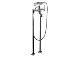 Bateria wannowa wolnostojąca Vedo Etros 2105FS/CH chrom