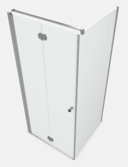 Kabina prysznicowa składana łamana Radaway EOS KDJ B 80x100 lewa