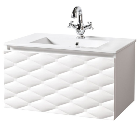 Szafka łazienkowa biała Sanitti Lira 80 LS-80-4 pod umywalkę blat