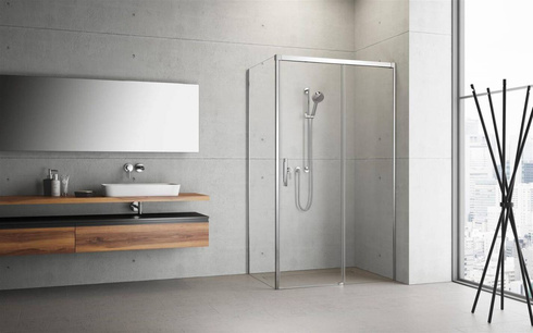 Kabina prysznicowa Radaway Idea KDJ 100x110 przesuwna chrom prawa