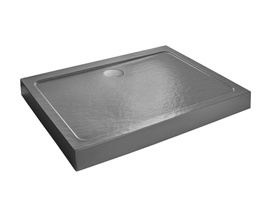 Brodzik akrylowy 100x90 Radaway Doros D Compact Stone antracytowy