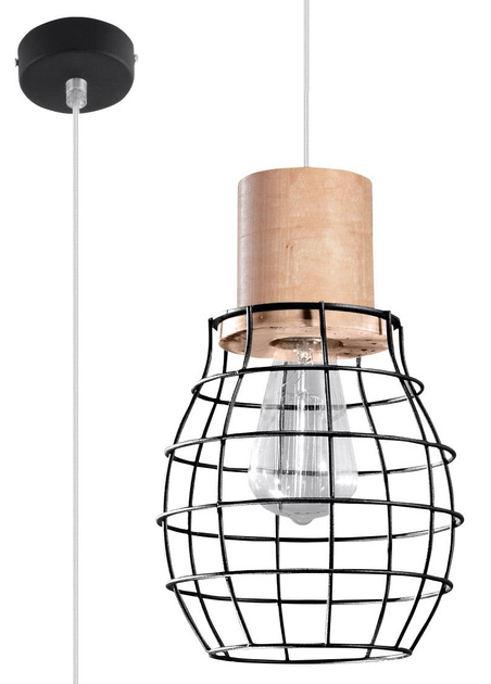 Lampa wisząca PASTELO 2 biała