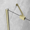 Drzwi złoto szczotkowane Radaway Essenza Brushed Gold DWJ 110 lewe