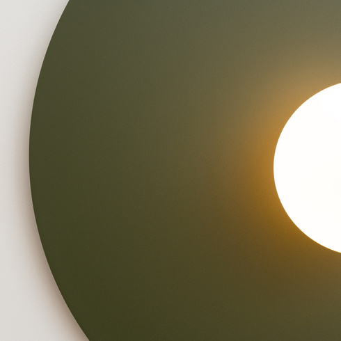 Kinkiet AKE 50 zielony oliwkowy