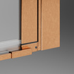 Kabina składana Radaway Nes Brushed Copper KDD B 90x90 miedź