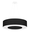 Żyrandol SATURNO 70 czarny