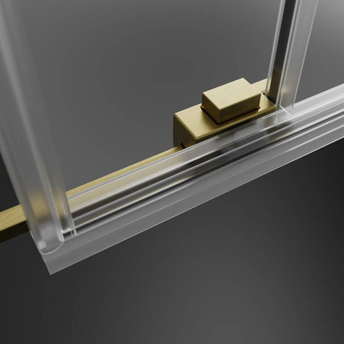 Drzwi prysznicowe złote szczotkowane Idea Brushed Gold DWD 160