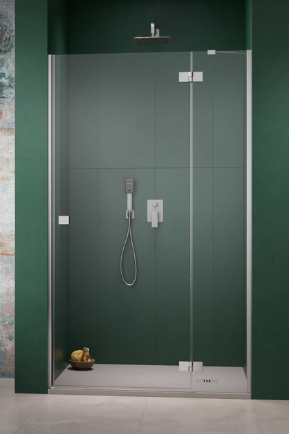 Drzwi prysznicowe nikiel Radaway Essenza Brushed Nickel DWJ 100 prawe